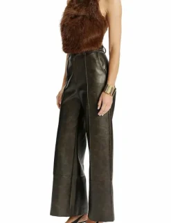 Kvinnor Bardot Byxor|MARLOWE VEGAN LEATHER PANT - Skinnbyxor