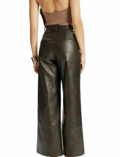 Kvinnor Bardot Byxor|MARLOWE VEGAN LEATHER PANT - Skinnbyxor