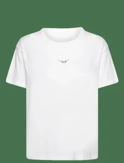 Zadig & Voltaire MARTA PCL WINGS STRASS - T-shirts|Kvinnor T-Shirts & Toppar