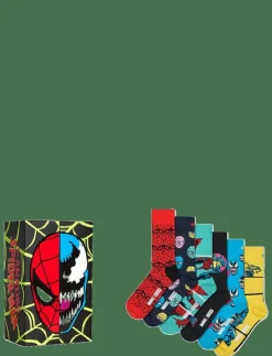 Happy Socks MARVEL™ Spider-Man 6-Pack Socks Gift Set - Vanliga strumpor| Strumpor