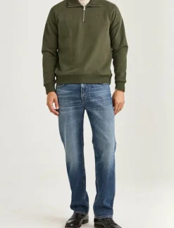 Morris Stickat|Sweatshirts & Huvtröjor|Maryon Half Zip Sweatshirt - Sweatshirts