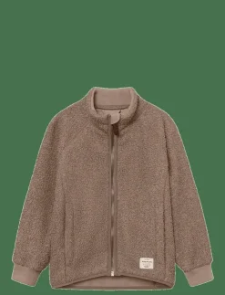 Barn MINI A TURE Fleecekläder|MATCEDRIC teddyfleece jacket. GRS - Jackor