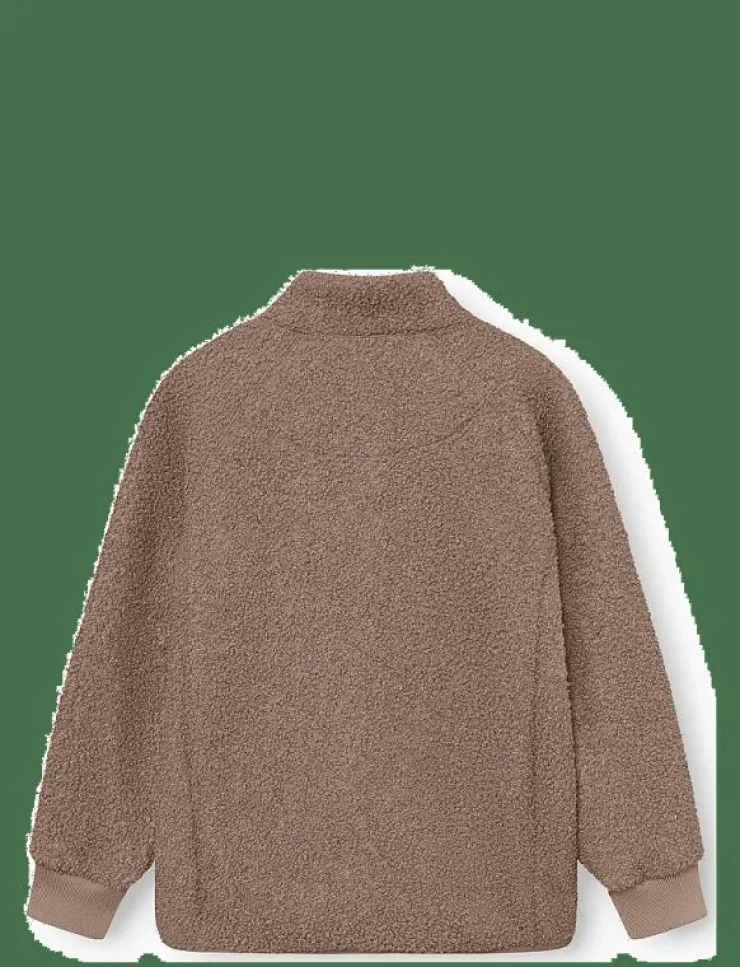 Barn MINI A TURE Fleecekläder|MATCEDRIC teddyfleece jacket. GRS - Jackor