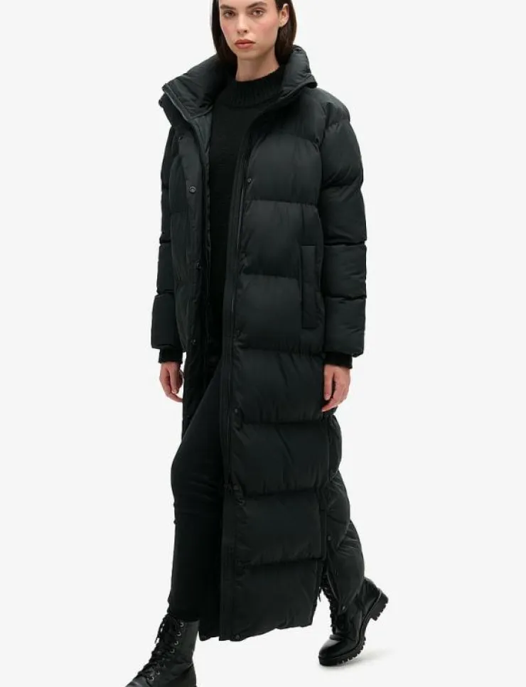 Superdry MAXI LONGLINE PUFFER JACKET - Dunkappor|Kvinnor Jackor & Kappor