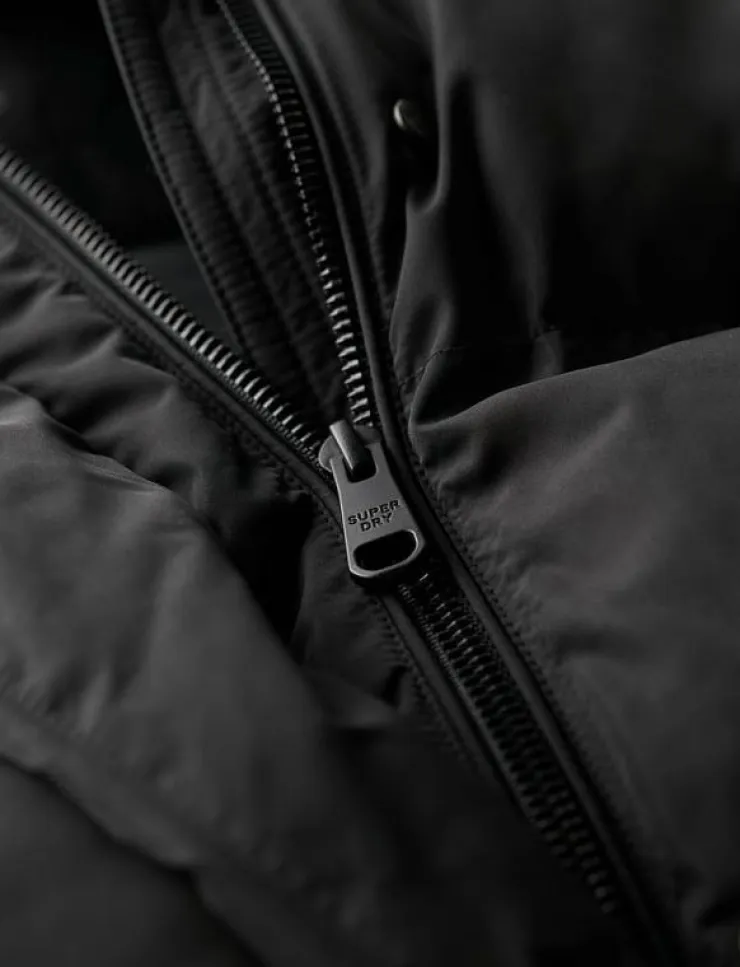 Superdry MAXI LONGLINE PUFFER JACKET - Dunkappor|Kvinnor Jackor & Kappor