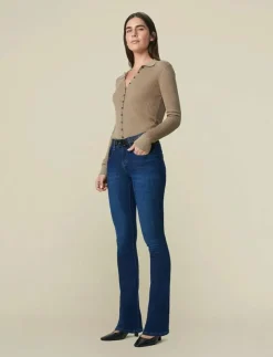 Lois Jeans Melrose 5707 Marconi Mist - Utsvängda jeans|Kvinnor Kläder|Jeans