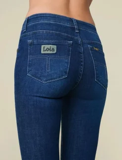 Lois Jeans Melrose 5707 Marconi Mist - Utsvängda jeans|Kvinnor Kläder|Jeans