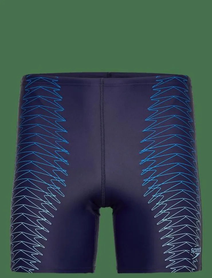 Speedo Mens Duo Logo Print Mid Jammer - Badbyxor| Badshorts|Badkläder