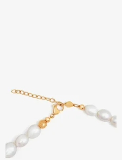 Nialaya Men's Smiley Face Pearl Choker with Assorted Beads - Halsband| Smycken