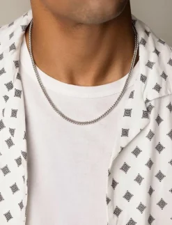 Nialaya Smycken|Men's Squared Chain - Halsband