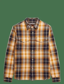Superdry MERCHANT HEAVY CHECKED SHIRT - Rutiga skjortor| Overshirts