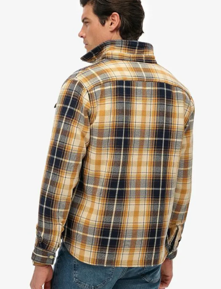 Superdry MERCHANT HEAVY CHECKED SHIRT - Rutiga skjortor| Overshirts