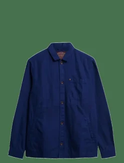 Superdry Overshirts|MERCHANT LINEN BLEND OVERSHIRT - Jackor & rockar