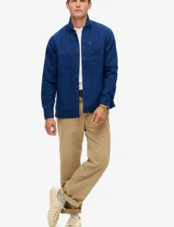 Superdry Overshirts|MERCHANT LINEN BLEND OVERSHIRT - Jackor & rockar