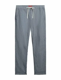 Superdry Byxor|MERCHANT LINEN PANT - Linnebyxor