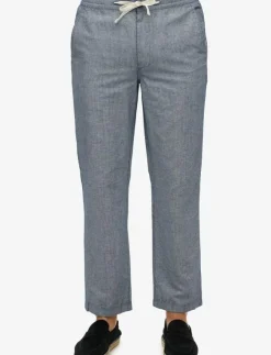 Superdry Byxor|MERCHANT LINEN PANT - Linnebyxor