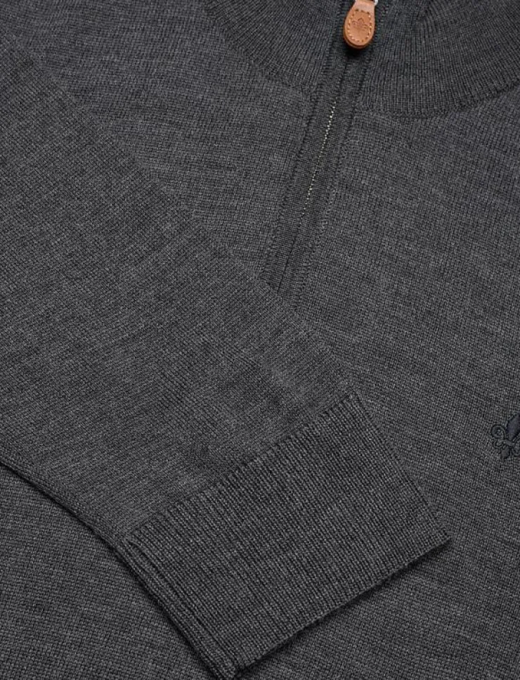 Morris Merino John Zip - Stickat| Stickat
