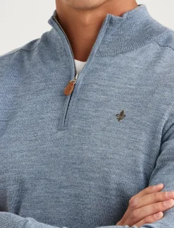 Morris Stickat|Merino John Zip - Stickat