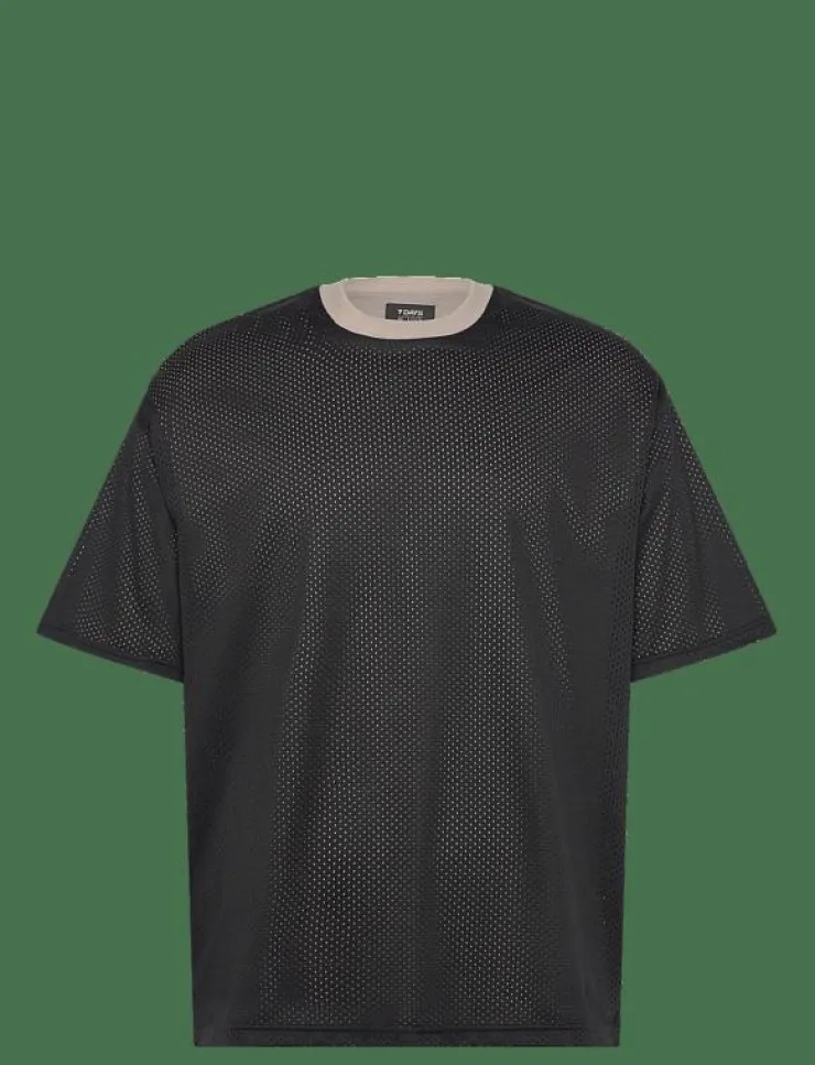7 DAYS Active Toppar & T-Shirts|Mesh Cotton Tee - T-Shirts
