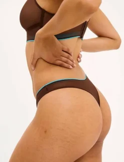 Understatement Underwear Mesh Thong - String|Kvinnor Trosor