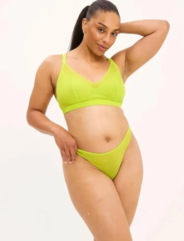 Kvinnor Understatement Underwear Trosor|Mesh Thong - String