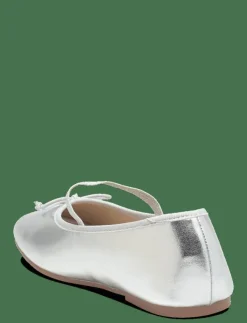 Mango Metallic ballet flats with bow - Ballerinaskor & Slip-ons|Barn Ballerinaskor & Slip-Ons