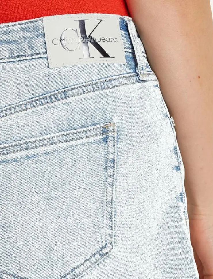 Calvin Klein Jeans MID RISE SHORT - Jeansshorts|Kvinnor Denimkläder|Shorts