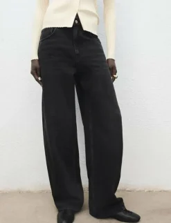 Mango Mid-rise barrel jeans - Jeans|Kvinnor Denimkläder|Jeans
