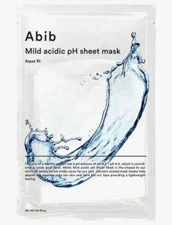 Kvinnor Abib Hudvård|Mild Acidic pH Sheet Mask Aqua Fit - Ansiktsvård