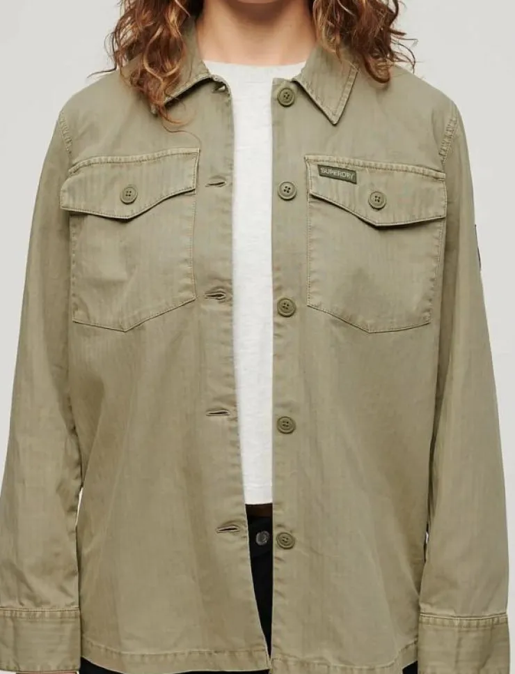 Kvinnor Superdry Overshirts|MILITARY OVERSHIRT - Utilityjackor