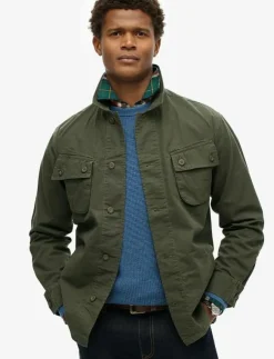 Superdry MILITARY OVERSHIRT JACKET - Tunna jackor| Overshirts|Jackor & Rockar