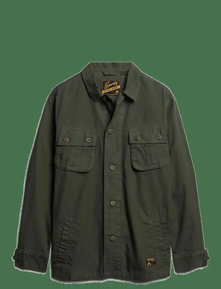 Superdry MILITARY OVERSHIRT JACKET - Tunna jackor| Overshirts|Jackor & Rockar