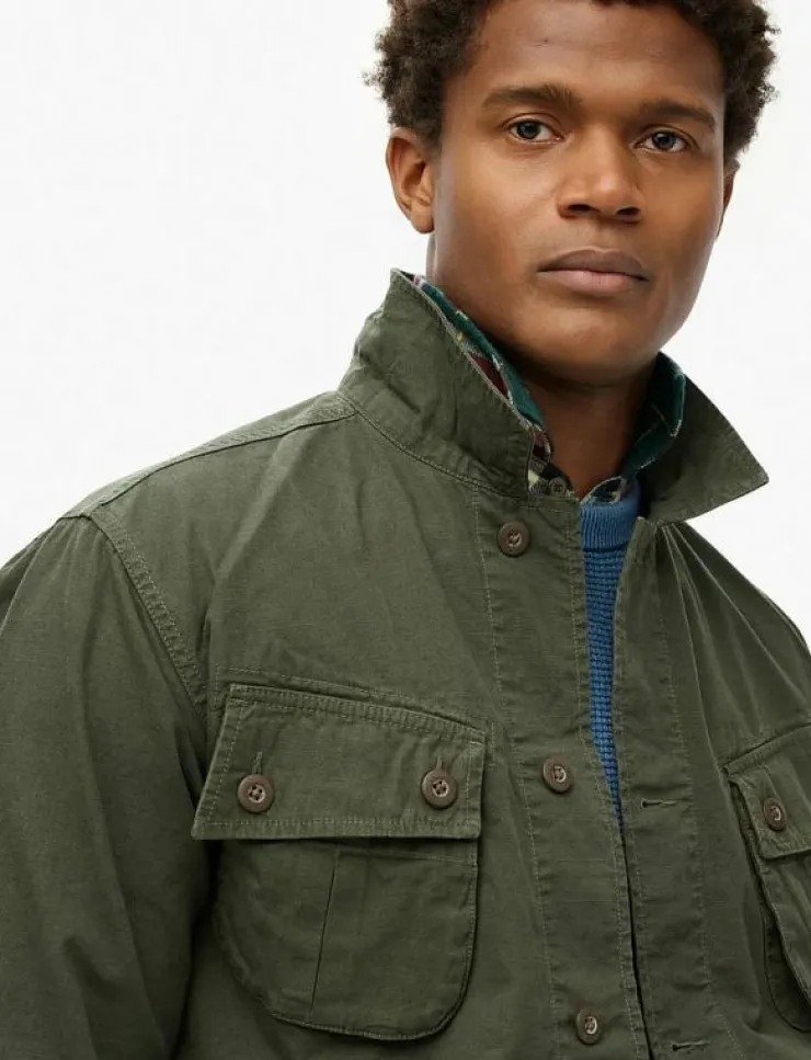 Superdry MILITARY OVERSHIRT JACKET - Tunna jackor| Overshirts|Jackor & Rockar