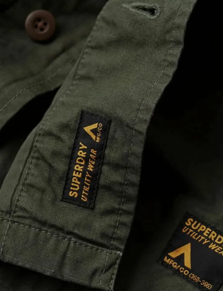 Superdry MILITARY OVERSHIRT JACKET - Tunna jackor| Overshirts|Jackor & Rockar