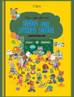 Barn GLOBE Barnböcker|Min allerførste søg og find bog - I børnehaven - Pedagogisk barnbok