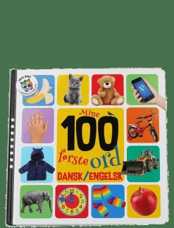Barn GLOBE Barnböcker|Mine første 100 ord dansk/engelsk - Pedagogisk barnbok