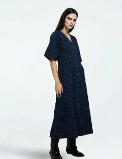 Moves Miriam dress 4416 - Midiklänningar|Kvinnor Denimkläder
