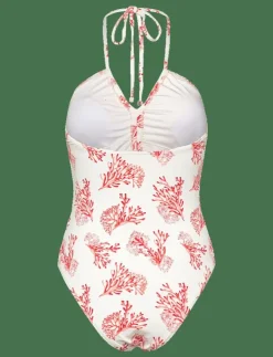 Malina Misty ruched halterneck swimsuit - Baddräkter|Kvinnor Badkläder