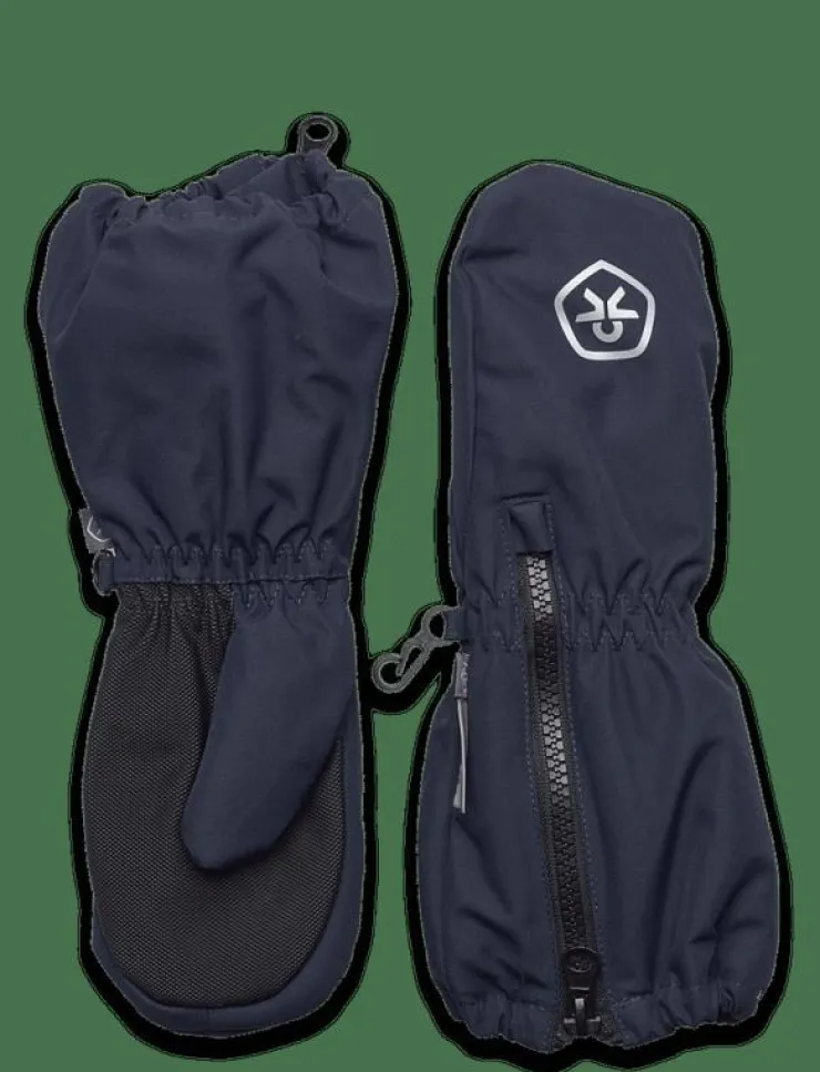 Barn Color Kids Vantar|Mittens Long W. Zipper - Vantar