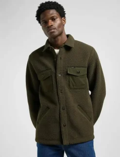 Lee Jeans MIXED SHERPA OVERSHIRT - Jackor & rockar| Overshirts