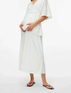 Kvinnor Mamalicious Mammakläder|MLANGIA JRS MIDI SKIRT HW - Midi kjolar