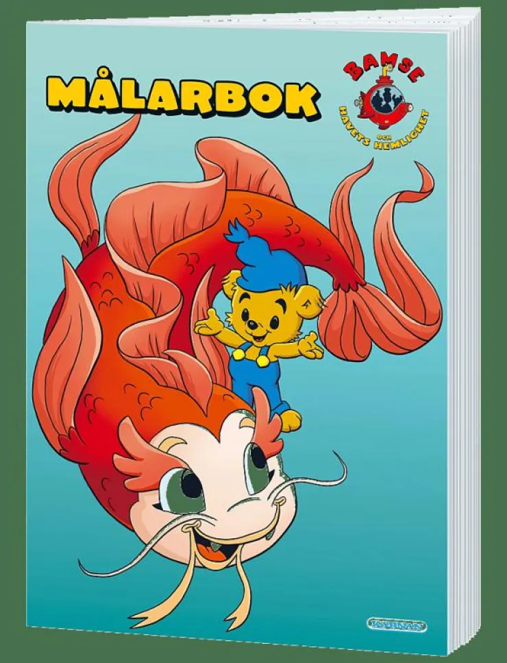 Barn Kärnan Rita & Pyssla|MÅLARBOK BAMSE OCH HAVETS HEMLIGHET - Målar- & pysselböcker