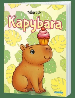 Kärnan MÅLARBOK KAPYBARAS - Målar- & pysselböcker|Barn Rita & Pyssla