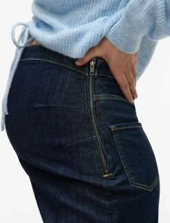 Mamalicious MLATLANTA ABK SKIRT - Jeanskjol|Kvinnor Mammakläder