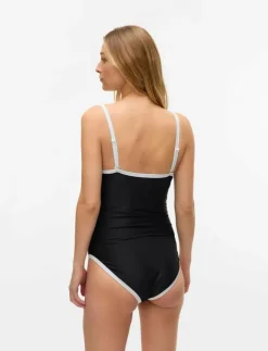 Mamalicious MLBLAIR CONTRAST HC SWIMSUIT - Baddräkter|Kvinnor Mammakläder
