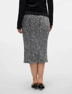 Kvinnor Mamalicious Mammakläder|MLGLITTER JRS SKIRT HW - Pennkjolar