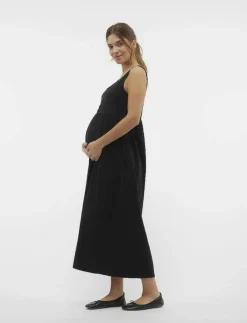 Mamalicious MLIVY LIA SL JRS ANKLE DRESS 2F NOOS - Midiklänningar|Kvinnor Mammakläder