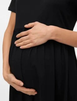 Mamalicious MLMIA SS JRS ABK SKATER DRESS NOOS - Midiklänningar|Kvinnor Mammakläder