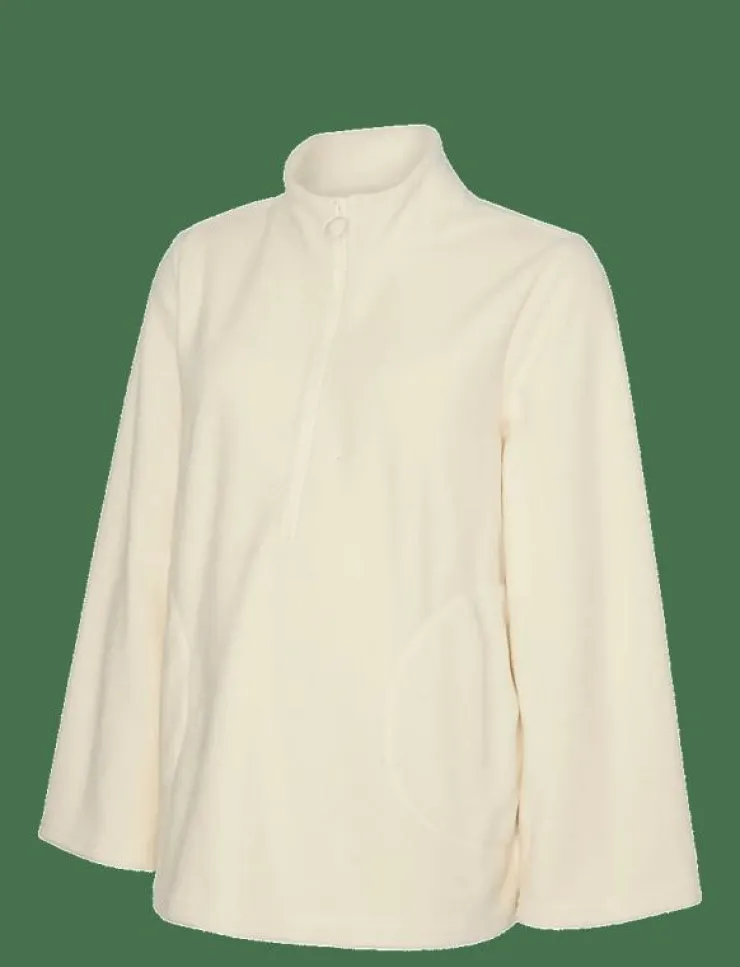 Mamalicious MLMILLE L/S ZIP FLEECE JACKET - Mellanlager|Kvinnor Mammakläder
