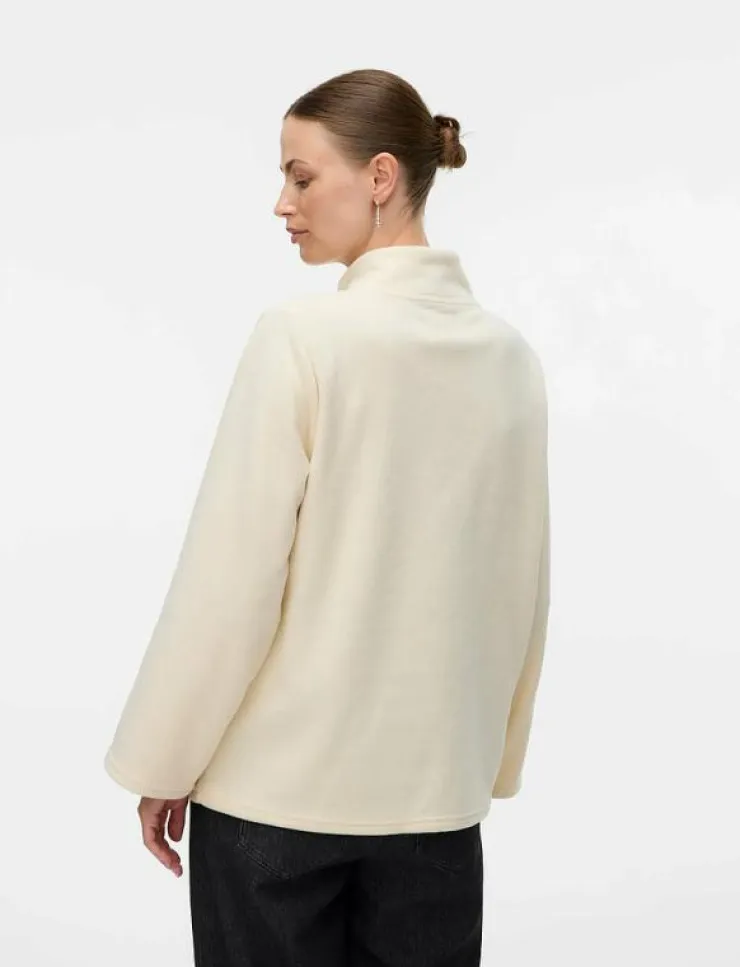 Mamalicious MLMILLE L/S ZIP FLEECE JACKET - Mellanlager|Kvinnor Mammakläder